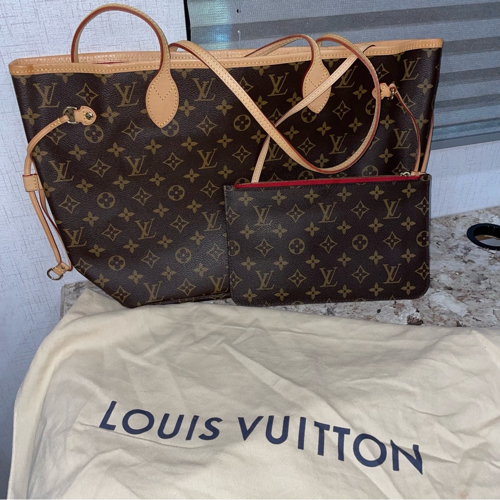 Louis Vuitton  neverfull mm nm mng cerise